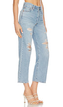 LEVI'S Ribcage Straight Ankle in Blue