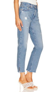 LEVI'S 501 Crop in Denim-Light