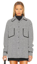 LEJE Houndstooth Shirt in Black,White