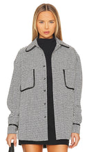 LEJE Houndstooth Shirt in Black,White - Chemise LEJE pied-de-poule en noir, blanc - LEJE 黑、白千鸟格衬衫 - LEJE Hahnentritt-Hemd in Schwarz, Weiß - LEJE 하운즈투스 셔츠 블랙, 화이트 색상 - Camicia LEJE pied de poule in nero, bianco