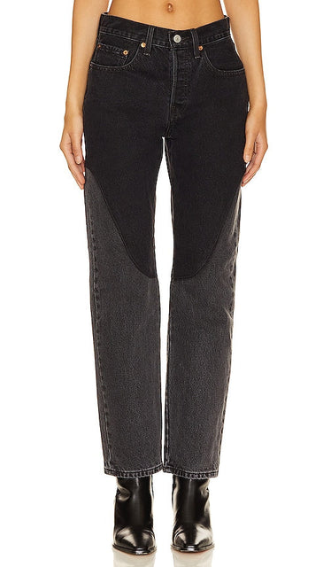 LEVI'S 501 Original Chaps in Black - Mini-chaps LEVI'S 501 Original en noir - LEVI'S 501 原创黑色皮裤 - LEVI'S 501 Original Chaps in Schwarz - LEVI'S 501 오리지널 챕스 블랙 색상 - Ghette originali LEVI'S 501 in nero