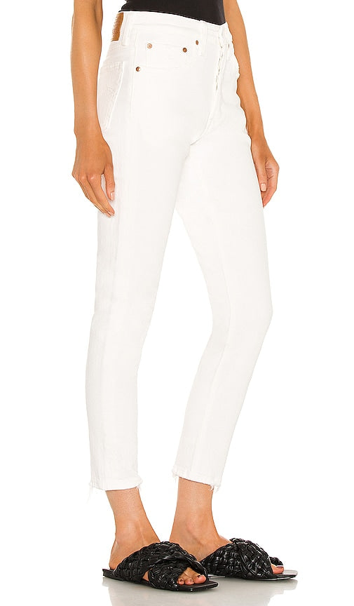 LEVI'S 501 Skinny in White