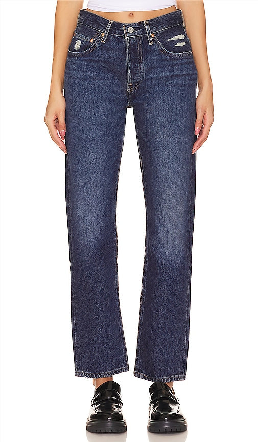 LEVI'S 501 Straight in Blue - LEVI'S 501 droit en bleu - LEVI'S 501 蓝色直筒裤 - LEVI'S 501 Straight in Blau - LEVI'S 501 스트레이트 컬러 - LEVI'S 501 Dritto in Blu
