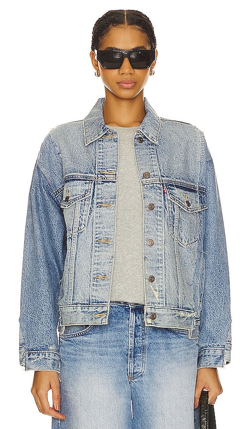 LEVI'S 90s Trucker Repaired in Blue