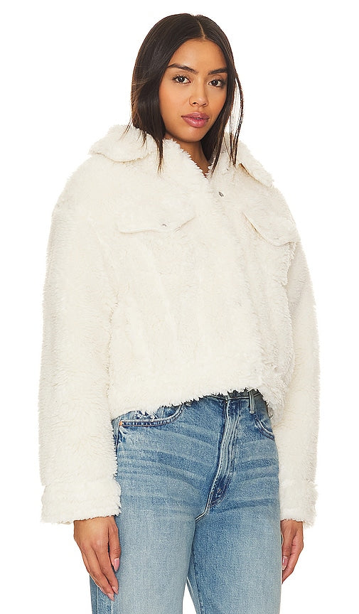LEVI'S Baby Bubble Sherpa Trucker in White