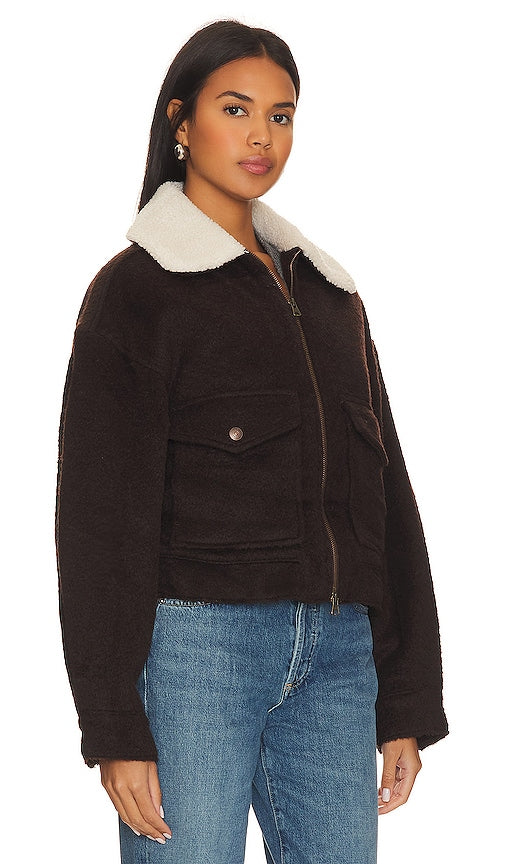 LEVI'S Baby Bubble Wool Trucker in Chocolate
