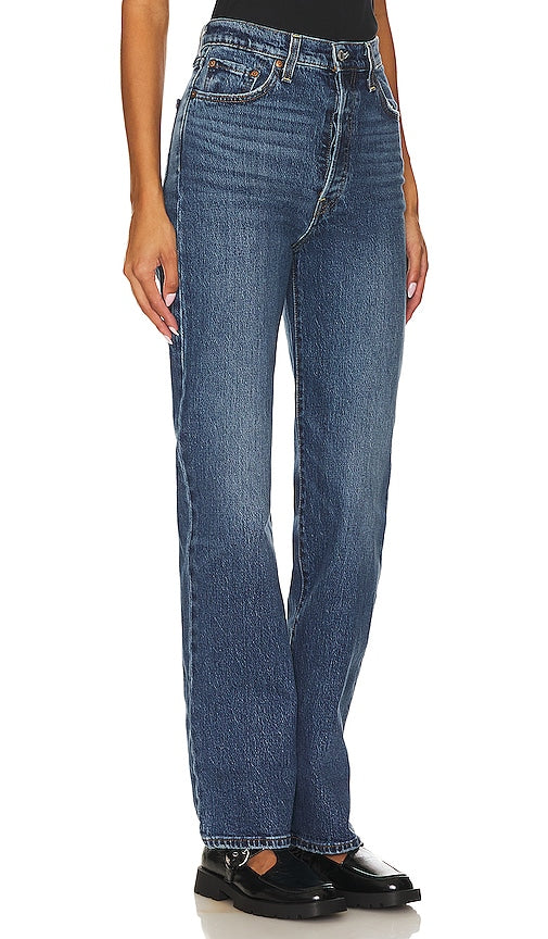LEVI'S Ribcage Full Length in Blue