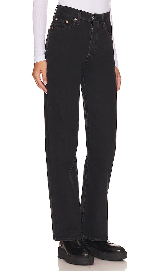 LEVI'S Ribcage Wide in Black