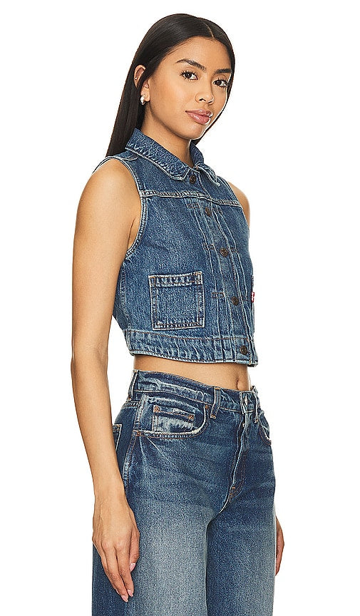 LEVI'S Utility Vest in Blue
