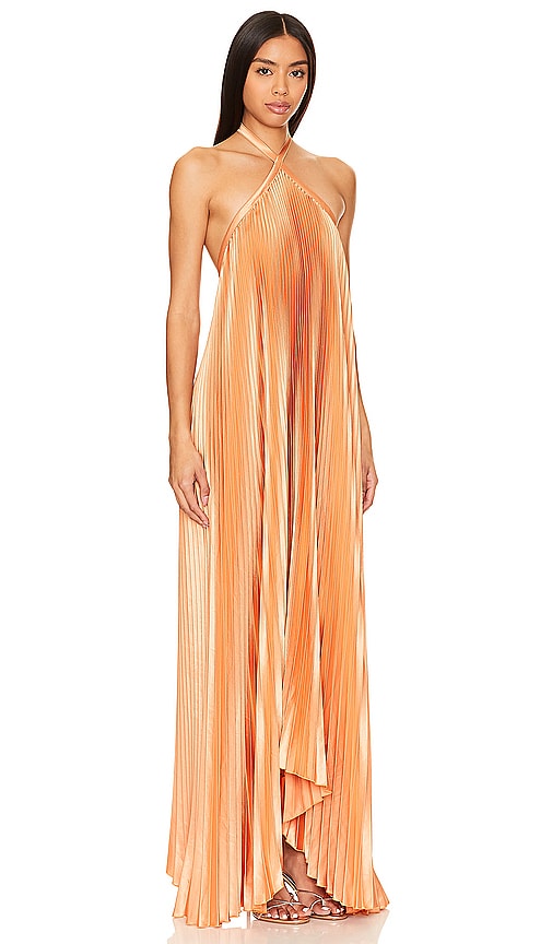 L'IDEE Desse Gown in Orange
