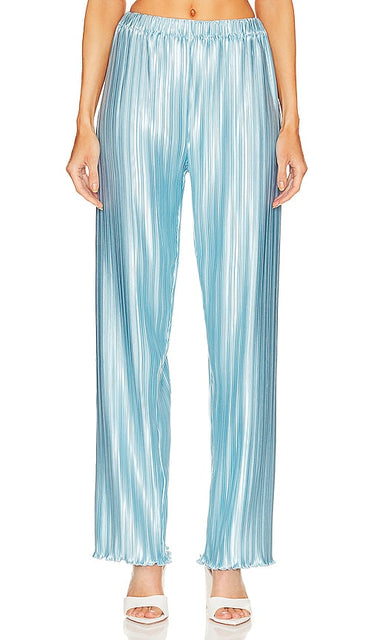 L'IDEE Le Salon Pant in Blue - L'IDEE Pantalon Le Salon en Bleu - L'IDEE Le Sa​​lon 蓝色长裤 - L'IDEE Le Salon Hose in Blau - L'IDEE 르 살롱 팬츠 블루 색상 - Pantaloni L'IDEE Le Salon in blu