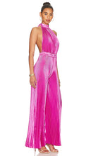 L'IDEE Low Back Cinema Jumpsuit in Pink