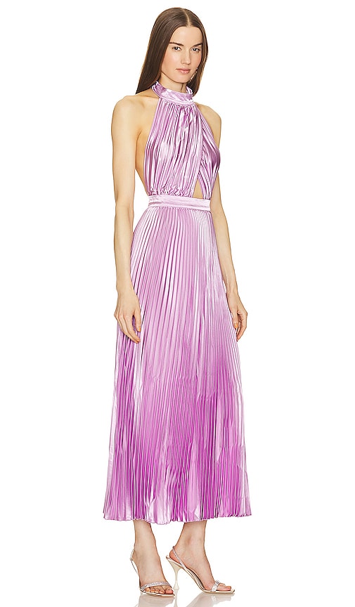 L'IDEE Renaissance Split Gown in Lavender