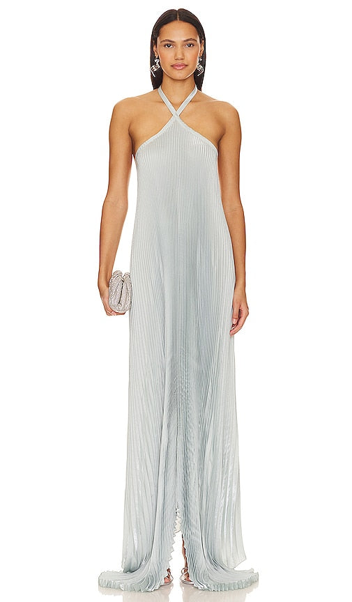 L'IDEE x REVOLVE Deesse Gown in Sage - L'IDEE x REVOLVE Robe Deesse en Sauge - L'IDEE x REVOLVE 鼠尾草色 Deesse 礼服 - L'IDEE x REVOLVE Deesse-Kleid in Salbei - L'IDEE x REVOLVE DEESSE 가운 in 세이지 - Abito L'IDEE x REVOLVE Deesse color salvia