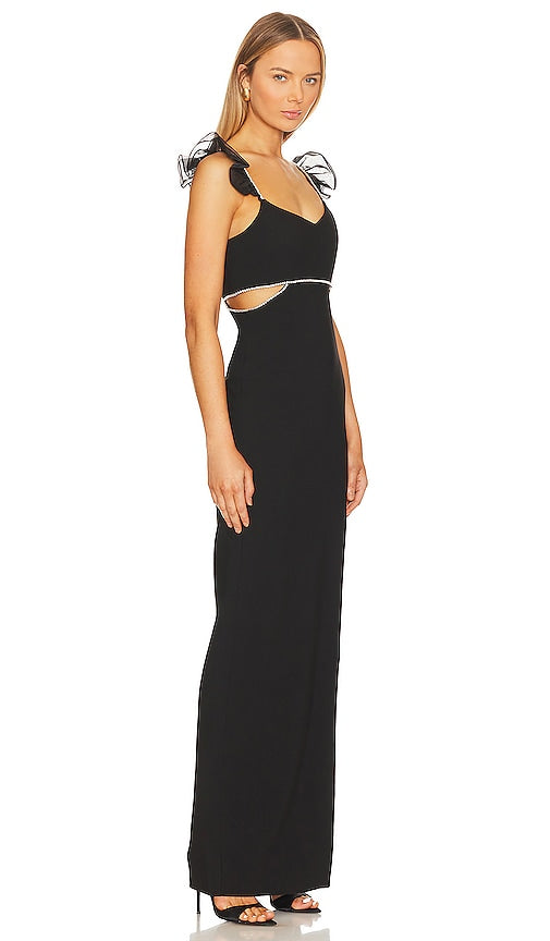LIKELY Breonna Gown in Black