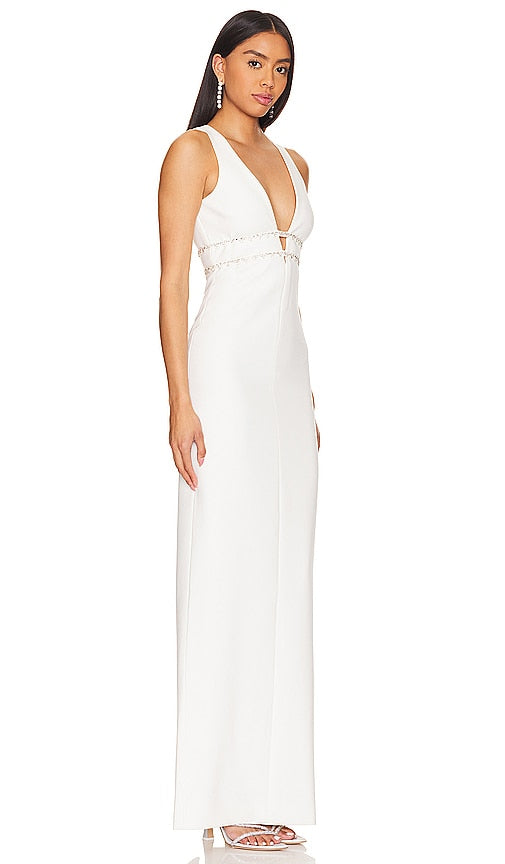 LIKELY Cristo Gown in White