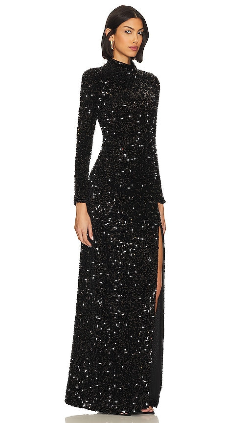 LIKELY Kerry Gown in Black