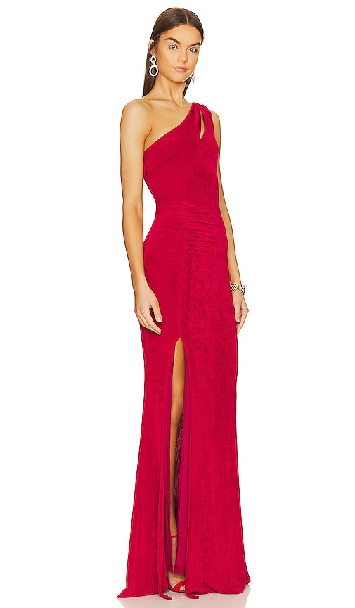 LIKELY Manuela Gown in Red