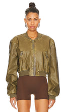 LIONESS Allure Bomber in Olive