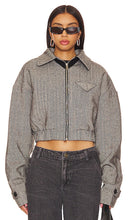 LIONESS Claude Tweed Jacket in Grey