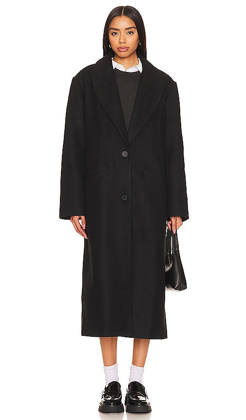 LIONESS Olsen Coat in Black