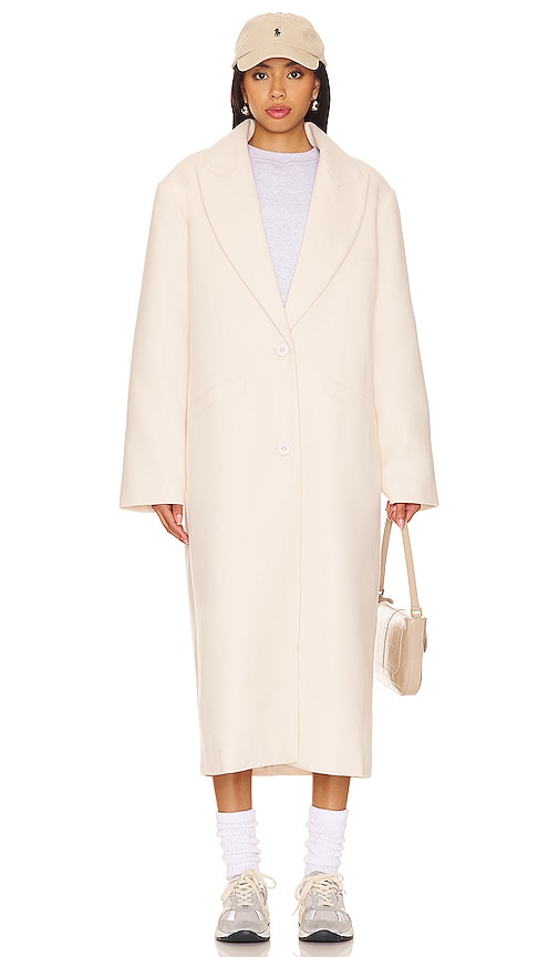 LIONESS Olsen Coat in Cream