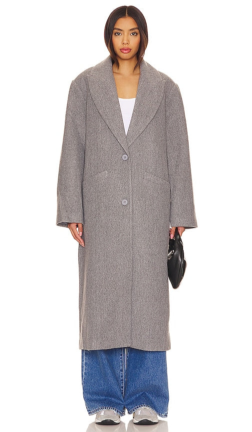 LIONESS Olsen Coat in Grey