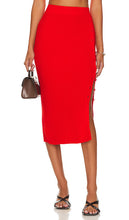 LITA by Ciara True Rib Skirt in Red - LITA by Ciara Jupe côtelée véritable en rouge - LITA by Ciara 红色真罗纹半身裙 - LITA by Ciara True Rib Rock in Rot - LITA by Ciara 트루 립 스커트 - LITA by Ciara Gonna a costine in rosso