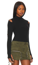 LNA Shane Rib Top in Black
