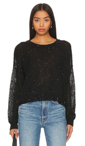 LNA Sheye Sparkle Sweater in Black - LNA Sheye Sparkle Pull en Noir - LNA Sheye 黑色闪亮毛衣 - LNA Sheye Sparkle Pullover in Schwarz - LNA Sheye 스파클 스웨터블랙 색상 - Maglione LNA Sheye Sparkle in nero