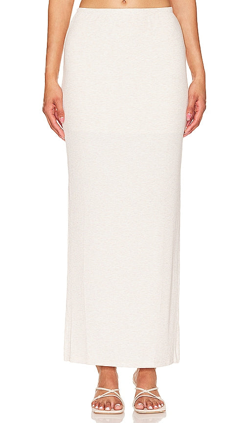LNA Steph Rib Skirt in White - LNA Steph - Jupe côtelée en blanc - LNA Steph 白色罗纹半身裙 - LNA Steph Ripprock in Weiß - LNA Steph 립 스커트 - Gonna LNA Steph a costine in bianco