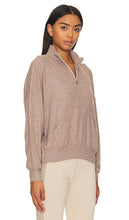 LNA Blake Half Zip in Tan