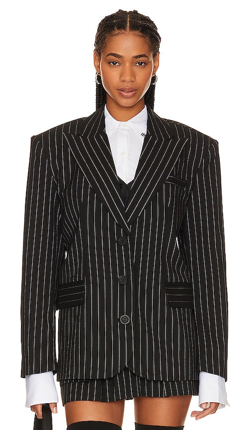 LOBA Mireya Oversized Blazer in Black