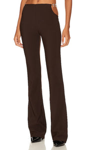 LOBA Valeria Pant in Brown - Pantalon LOBA Valeria en marron - LOBA Valeria 棕色长裤 - LOBA Valeria Hose in Braun - LOBA 발레리아 팬츠 - Pantaloni LOBA Valeria in marrone