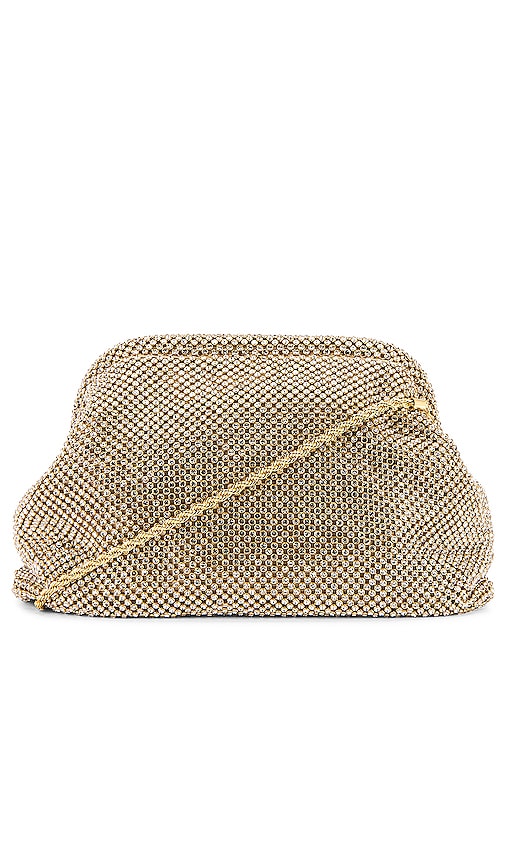 Loeffler Randall Doreen Frame Pouch in Metallic Gold