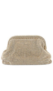 Loeffler Randall Doreen Frame Pouch in Metallic Gold