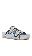 Loeffler Randall Theo Sandal in Blue