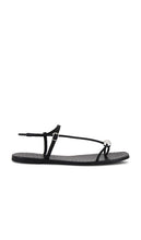 Loeffler Randall Lara Sandal in Black | Black Flat Sandals for Women