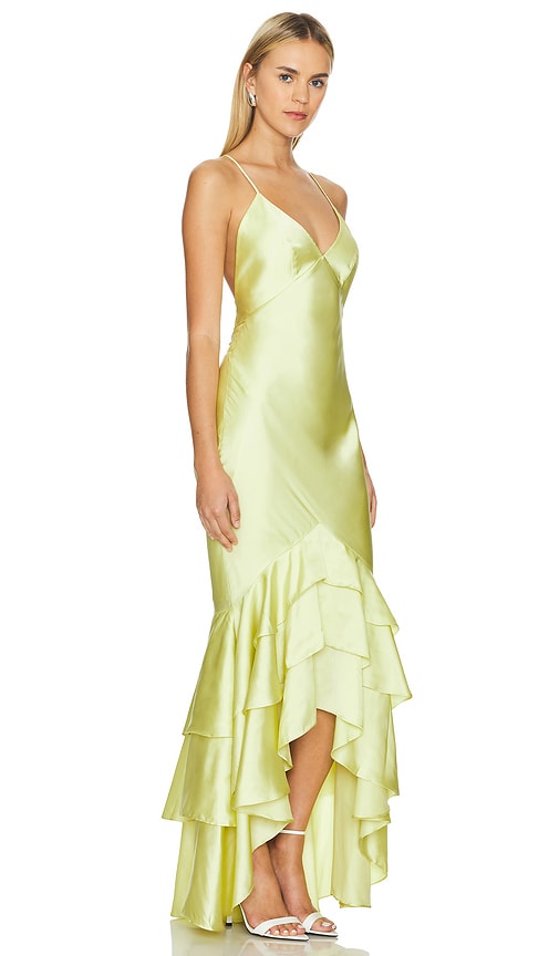 Lovers and Friends Cleo Gown in Green