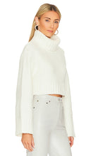 Lovers and Friends Feya Cropped Pullover in Ivory