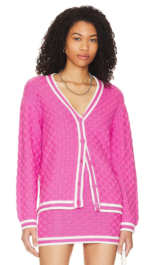 Lovers and Friends Zata Cardigan in Pink - Cardigan Zata Lovers and Friends en rose - Lovers and Friends Zata 粉色开衫 - Lovers and Friends Zata Cardigan in Rosa - Lovers and Friends ZATA 가디건 핑크 색상 - Cardigan Zata Lovers and Friends in rosa