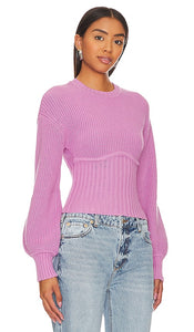 Lovers and Friends Anastasia Knit Sweater in Pink