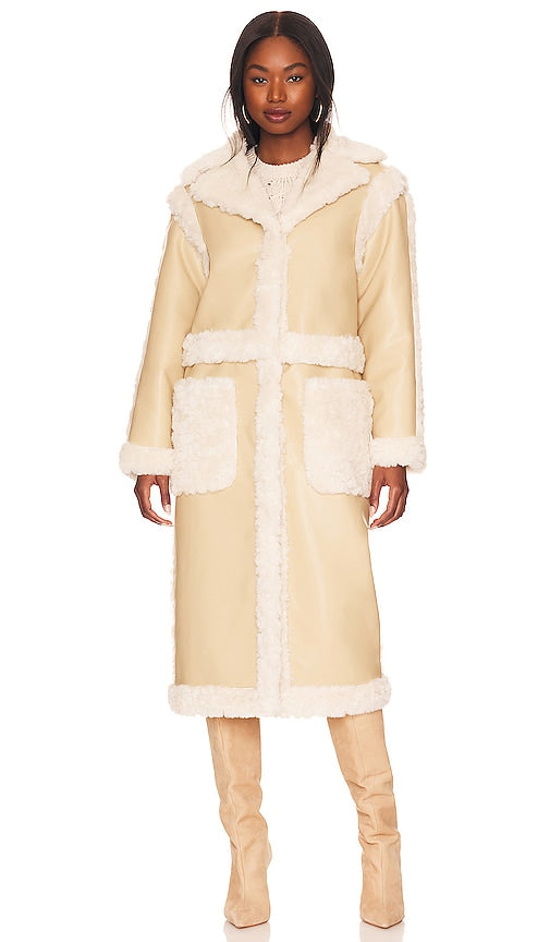 LPA Adriano Coat in Tan