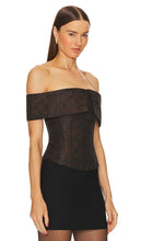 LPA Amara Corset Top in Brown