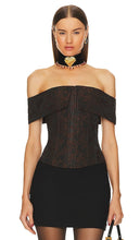 LPA Amara Corset Top in Brown - Haut corset LPA Amara en marron - LPA Amara 棕色紧身胸衣 - LPA Amara Korsett-Oberteil in Braun - LPA 아마라 코르셋 탑 - Top corsetto LPA Amara in marrone