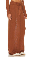 LPA Bennett Maxi Skirt in Chocolate