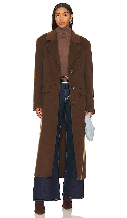 LPA Giah Coat in Chocolate