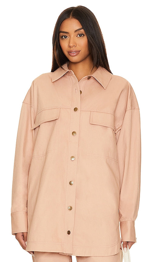 LPA Livia Workwear Jacket in Rose