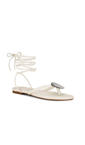 LPA Madre Perla Sandal in Ivory