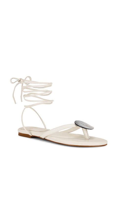 LPA Madre Perla Sandal in Ivory
